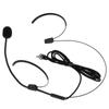 Black Lightweight Wireless Headset Microphone Stage Earpiece Professional Performance Prop Portable Singing Mic For Show