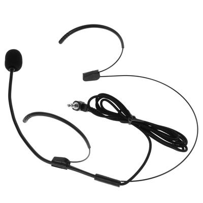 Black Lightweight Wireless Headset Microphone Stage Earpiece Professional Performance Prop Portable Singing Mic For Show