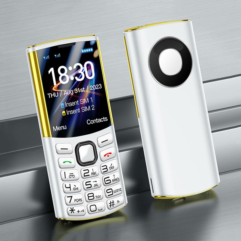 

i78 4G кнопочный телефон 1,77-дюймовый экран 1500 мАч будильник музыкальный плеер фонарик две SIM-карты телефон для пожилых людей или студентов