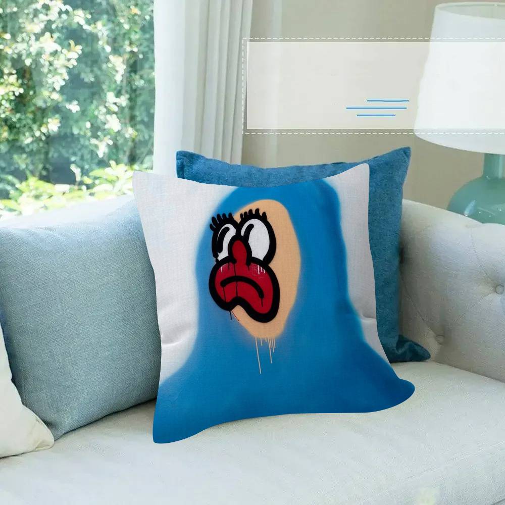 Anime olaolu slawn art Pillow Cushion Cover Pillowcase Living Room Sofa Home Decor Customized