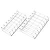 2 Pack Acrylic Makeup Storage Box, 7 Slot Display Box Transparent Makeup Storage Box