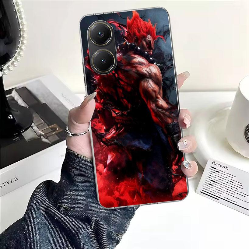 Game S-Street F-FighterS Soft Phone Case For Xiaomi Redmi 15C 15 13C 13 Poco X5 X6 X7 F7 Ultra M7 12C 12 10 10C 9C 9A 9T 9 Funda