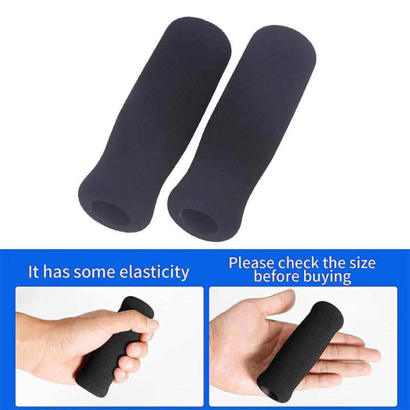 2 Stück Schwämme Walker Gehhilfe Griffabdeckung für ältere Menschen Griffzubehör für Gehstock Verdicken Ersatzgriffe Schwamm Krückengriffe