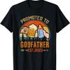 Promoted To Godfather 2023 Funny Shirt for New Godfather T-Shirt