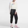 Nike Running Training Breathable Casual Crewneck Sweatshirt Women Sweatshirt Phantom-Grey White BV2801-030