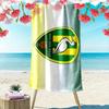 ADO Den Haag Print Strandtuch, Großes Weiches Schnelltrocknendes Handtuch für Strand Camping Schwimmen