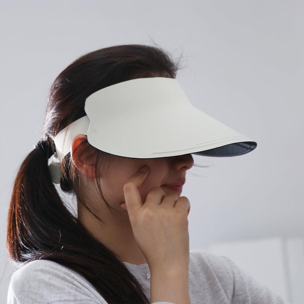 UV Protection Breathable Seamless Visor Cap Large Brim Foldable Sunscreen Empty Top Cap Sun Visor Anti-UV Women Sun Hat Travel