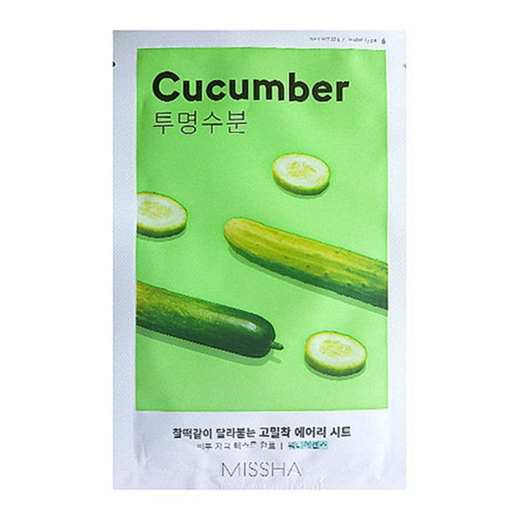 MISSHA Airy Fit Sheet Mask (Cucumber) - Water Type (10 Sheets) Cucumber - Water Type (10 Sheets)