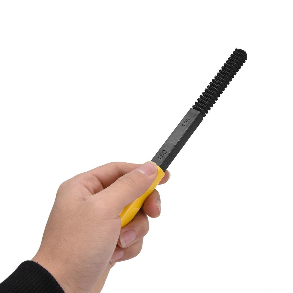 Detachable Thread File Steel Thread Restorer File Accessory Thread Restoring Tool  Bolts