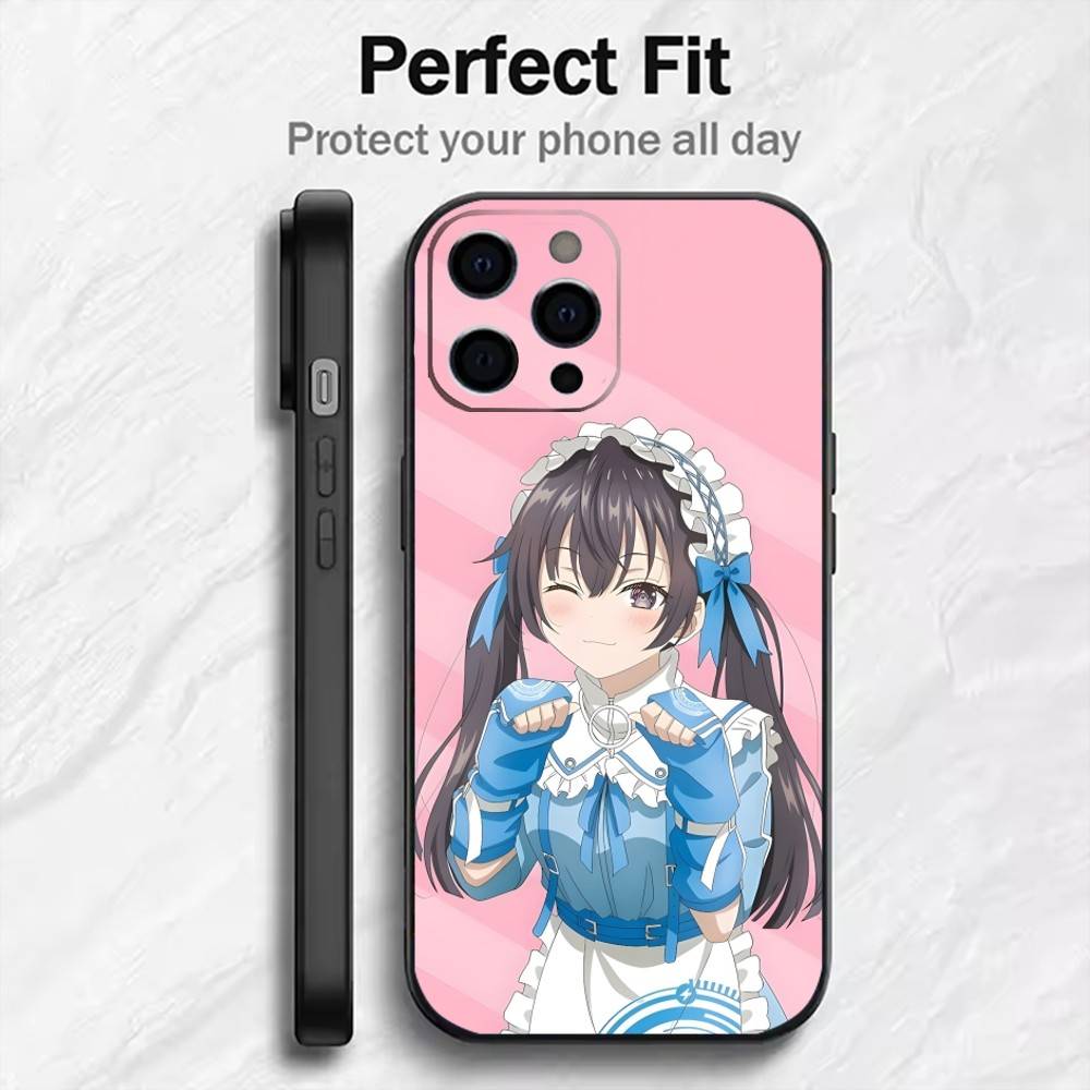 Anime Character Y-Yuki Suou  Phone Case For iPhone17,16,15,14,13,12 Plus,Max Soft Silicone Black Cover