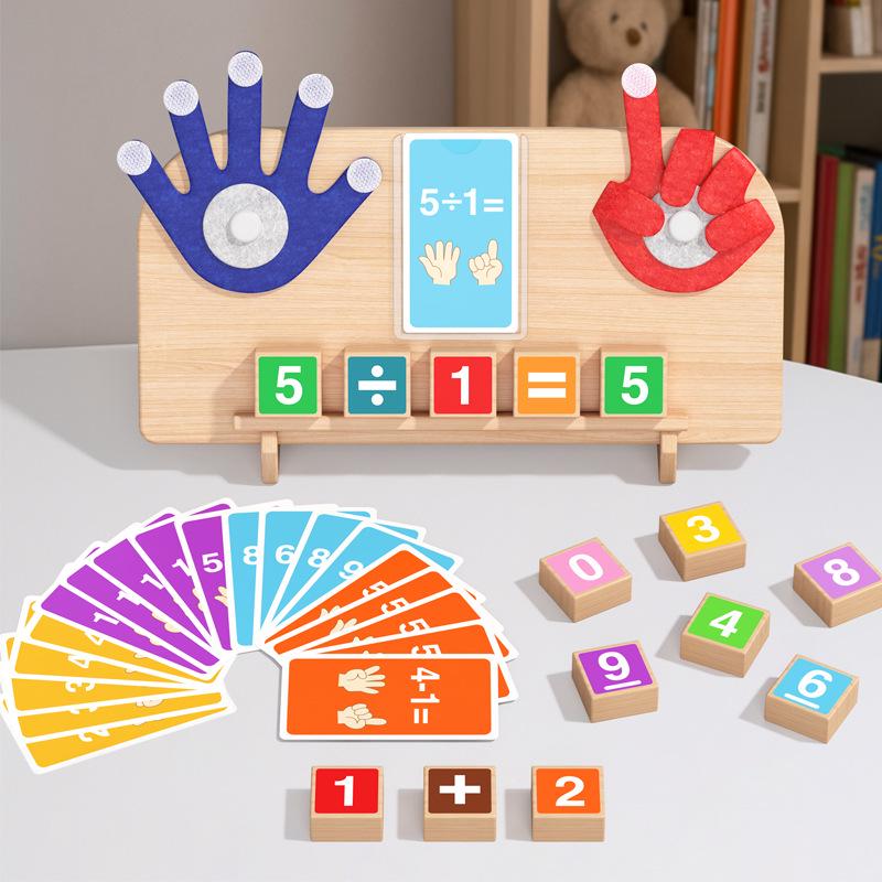 Kindergarten Math Learning Toys: Finger Counting Addition & Subtraction