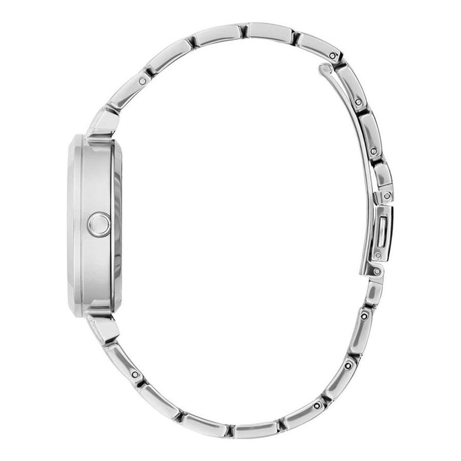Kristallklar Rosa Quarz Damenuhr, Edelstahlarmband für den täglichen Gebrauch, Als Geschenk für den Muttertag, Jahrestage GW0470L1