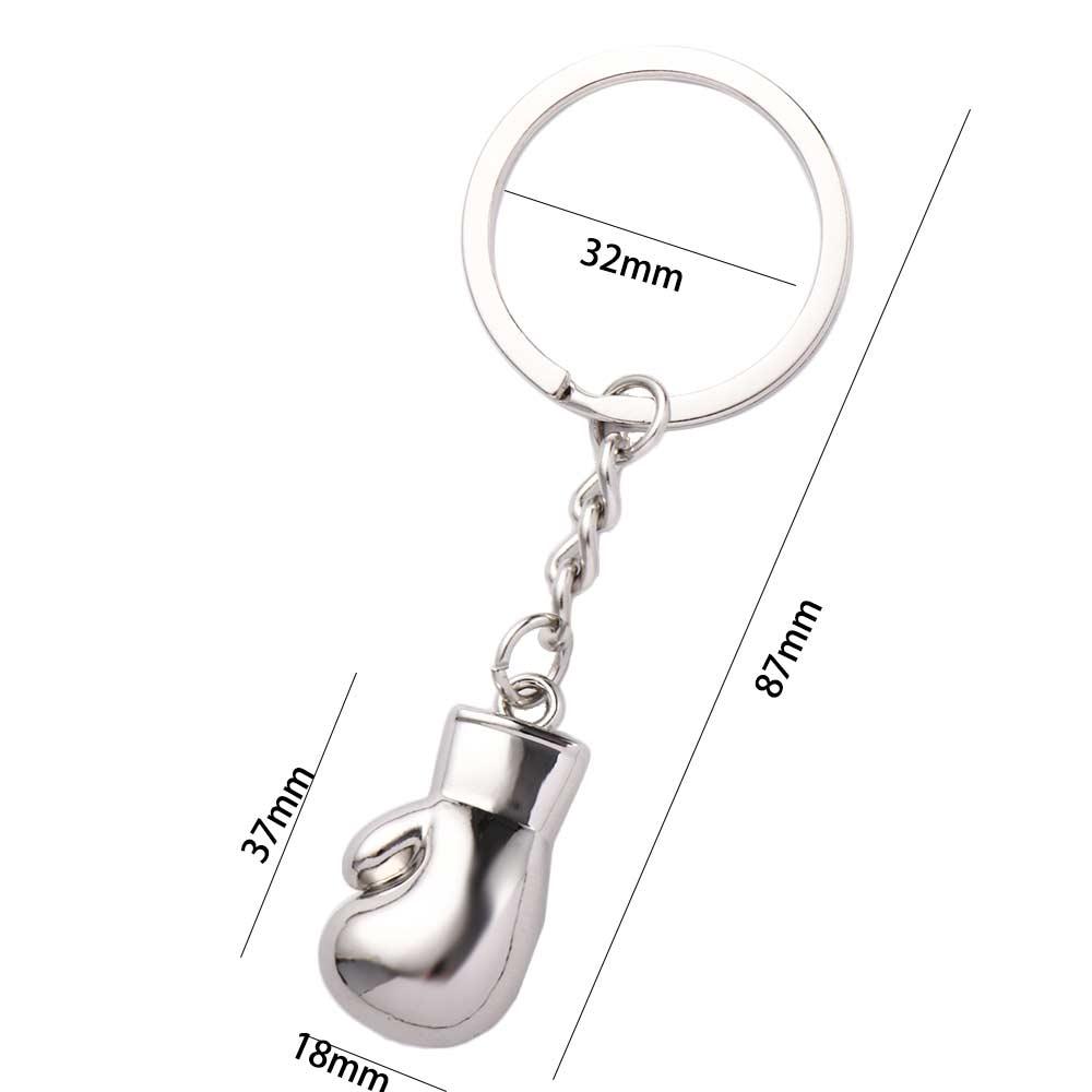 Packaging Decoration Men's Bag Charm Gift Souvenir Boxing Gloves Keychains Bag Pendants Keys Holder