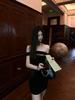 Pure Desire One-Shoulder Black Rivet Dress - Slimming Bodycon Style for Women