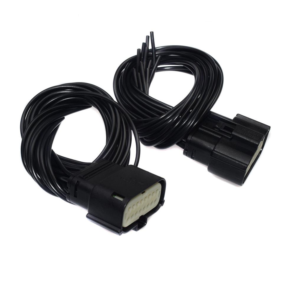 2Pcs Headlight Connector Pigtail For 2014-2018 Jeep Grand Cherokee Xenon HID SRT