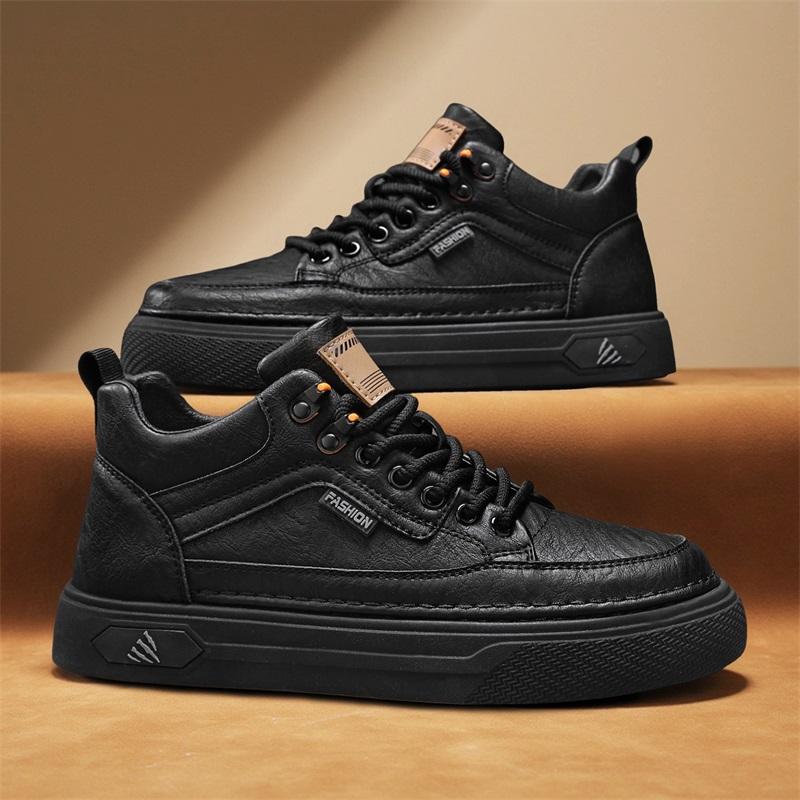 New Fashion Autumn And Winter Men's Low Top Martin Boots Students Male Boys Trending Soft Sole Work Shoes Labor Protection Martin Sneakers