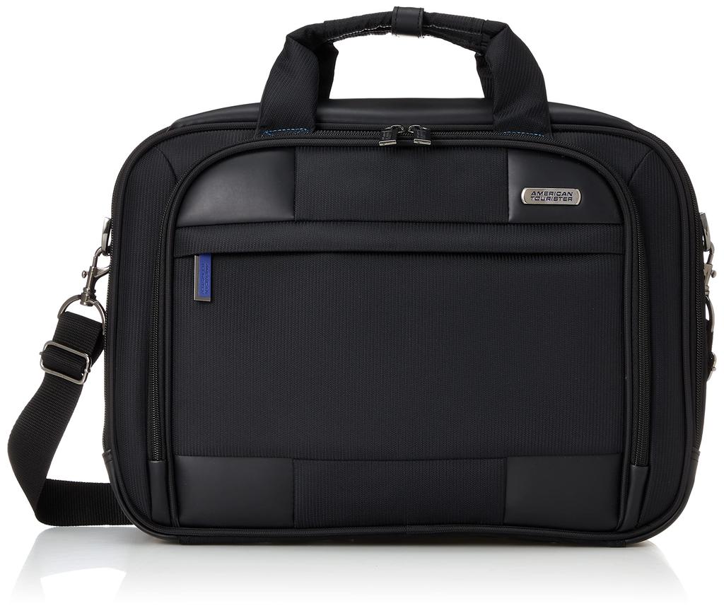 American Tourister Merit Laptop Briefcase, Medium AS, Men's, 85T91009, BlackBlue, Free Size
