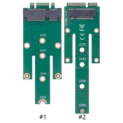 MSATA To NGFF Convert Card M.2 NGFF SSD Male Converter Adapter Card NGFF To MSATA Male Riser for 2242/2260/2280 M.2 SSD
