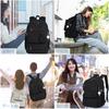 RAINSMORE Women's Backpack, Large Capacity, Popular School Backpack for High School Girls, Perfect for School, Work, Travel, Water-Repellent,