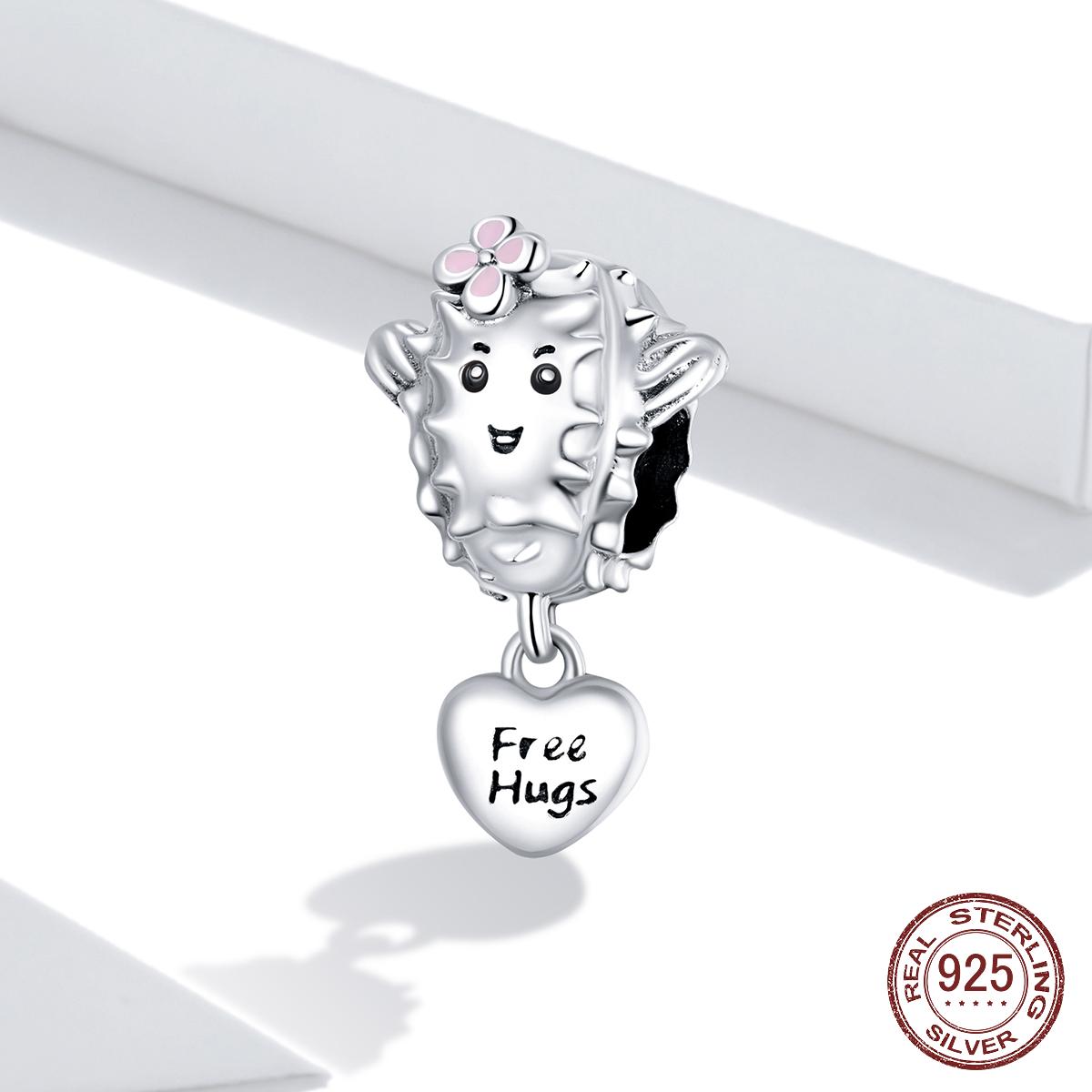 

925 стерлингового серебра Прекрасные суккулентные бусины Шарм для браслета или браслета DIY Ювелирные изделия