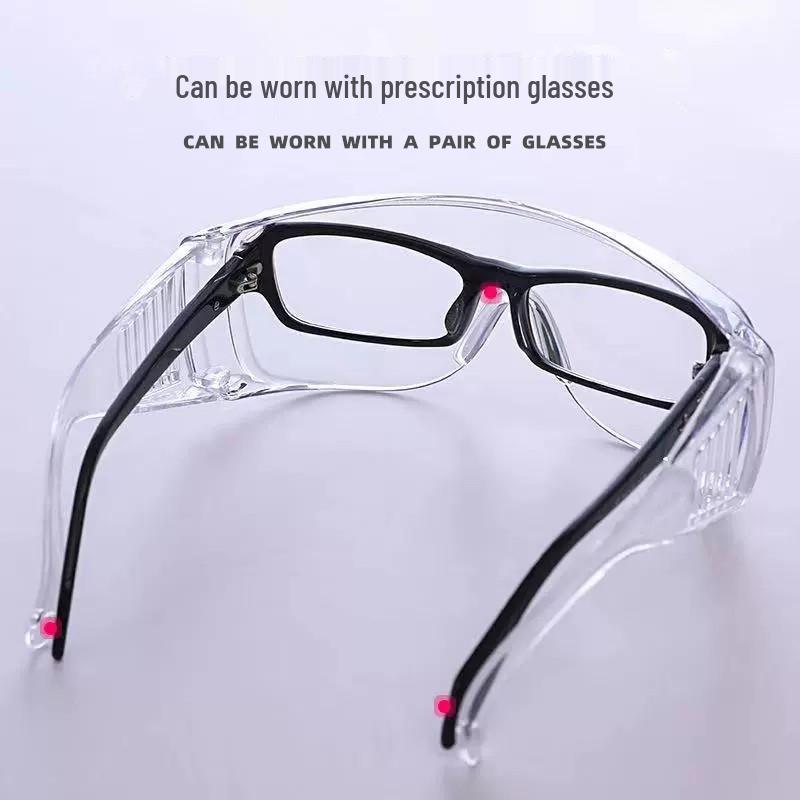 Transparent Anti-fog UV Blue Light Blocking Glasses for Water Festivals and Laboratory Protection