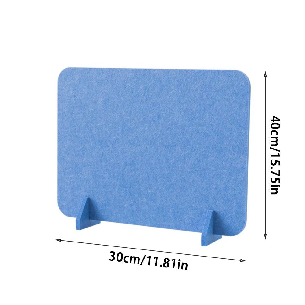 40x60cm Desk Screen Felt Baffle Anti-foam Sound-absorbing Partition Board Student Desk Polyester Fiber Isolation Board