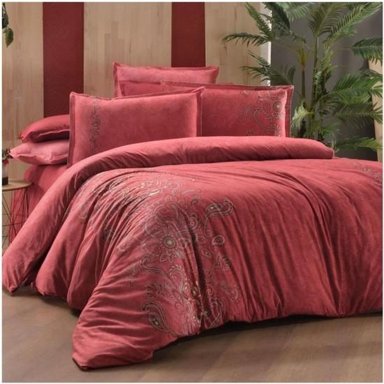 

Sarev Burgundy Fancy Poplin пододеяльник для пуховых одеял одноразового использования