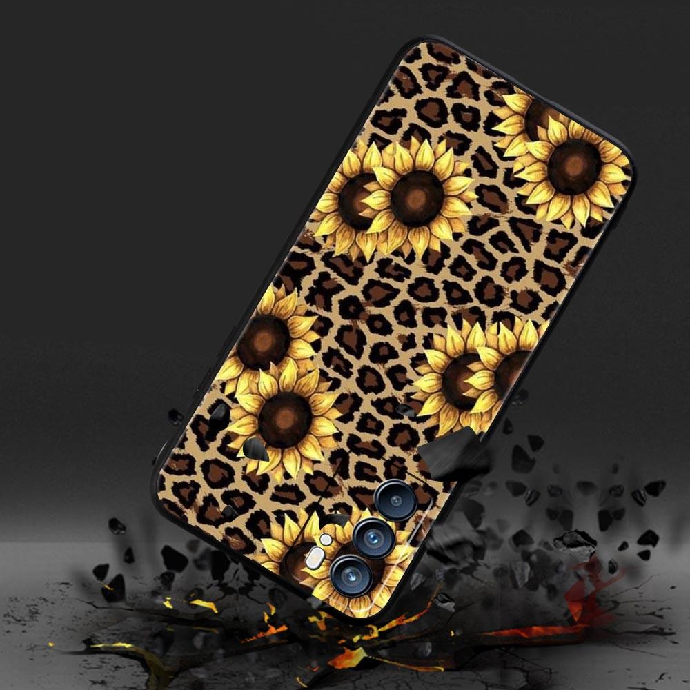 Tiger Leopard Muster Blume Hülle Für Oppo Find X6 X5 A54 A53 A52 A9 2020 A15 A95 A17 A76 A74 A57 Reno7 Reno6 Pro Plus 5G Abdeckung