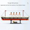 1288 PCS Titanic Modell Mini Bausteine Set 3D Kreuzfahrtschiff Micro Bricks Sammlung DIY Bildung Weihnachtsgeschenke Kinderspielzeug