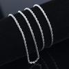 Charm 2mm 16-30inches   Copper Rope Chain Necklace For Woman Fashion Party Wedding Accessories Jewelry Gifts