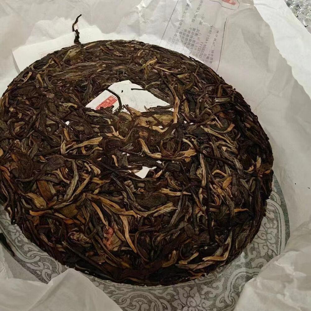 357g Yunnan Old Pu-erh Raw Tea Cake 2017 Bingdao Gushu Pu'er Tea Cake Puerh Tea