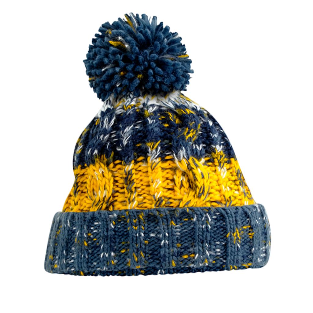 Corkscrew Pom Pom Beanie