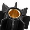 Black Outboard Water Pump Impeller Kit, 06192-881-C00 Chloroprene Rubber Replacement Part with Metal-Tone Center Bushing for Pump Service and