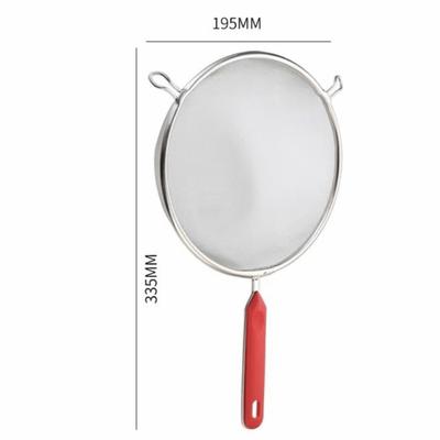 Stainless Steel Food Strainer Colander Easy To Clean Rust-Proof Fine Mesh Strainer 14 16 18 20 22cm Small Matcha Sifter