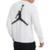 Jordan T Shirts Men's White Crew Neck Moderate Straight Fit (Unisex) T-Shirts DV8447 100
