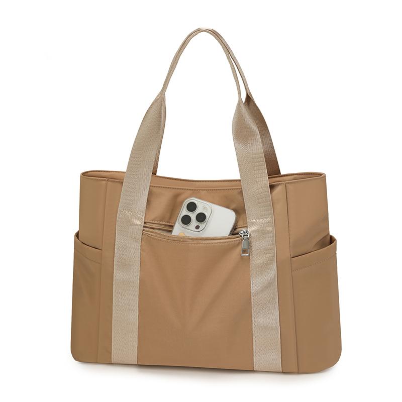 Large Capacity Retro Canvas Commuter Tote Bags New Versatile Single Shoulder Bag Hot Trendy Light Luxury Crossbody Bag