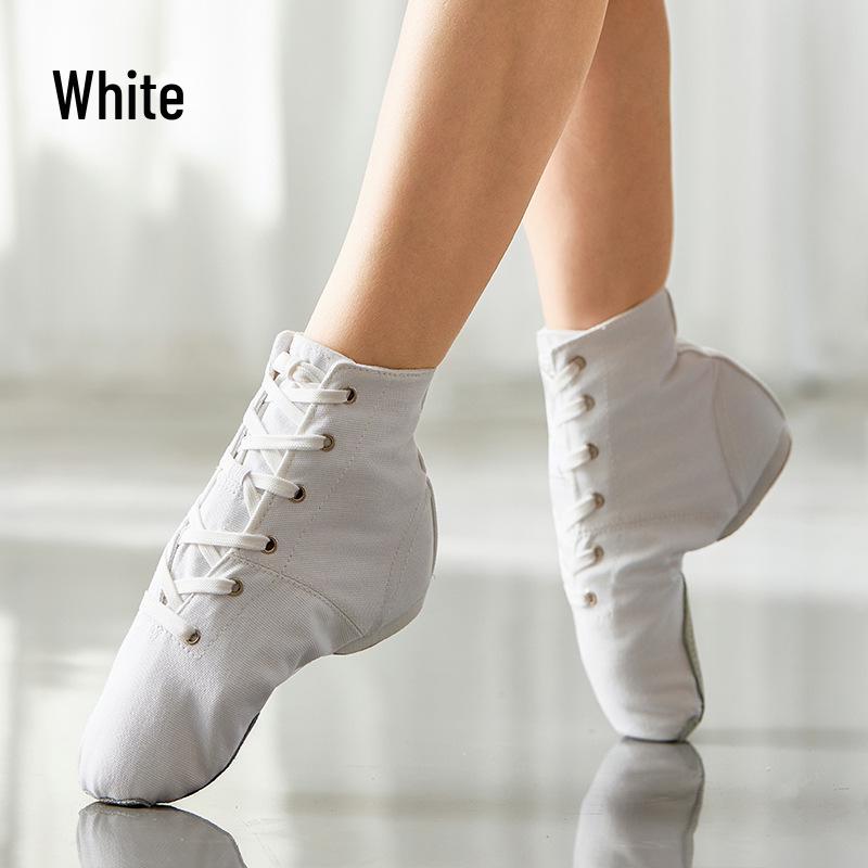 High-Top Canvas Dance Shoes for Adults & Children - Jazz, Yoga, Ballet