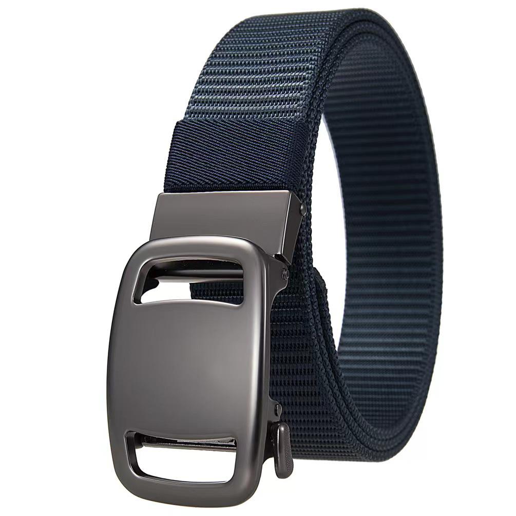 

Чоловічий тактичний вуличний ремінь - Автоматична сплавна пряжка, Імітація нейлонового полотна, Повсякденний та міцний. 120cm