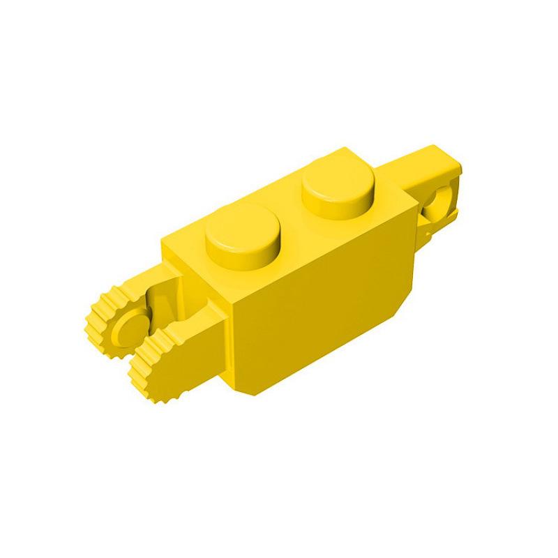 50g MOC 30386 Small Particle Building Blocks: 1x2 Bricks with Dual-Sided Hinges Standard