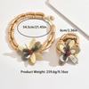 Bohemian Multi-layer Flower Bamboo Chain Multi-color Stamen Personalized Bracelet Necklace Set