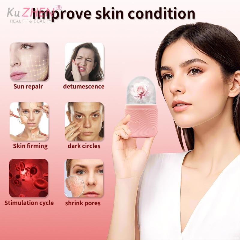 1PC Reusable Silicone Ice Cube Trays Beauty Lifting IceBall Face Massager Contouring Eye Roller For Beauty Facial Skin Care Tool