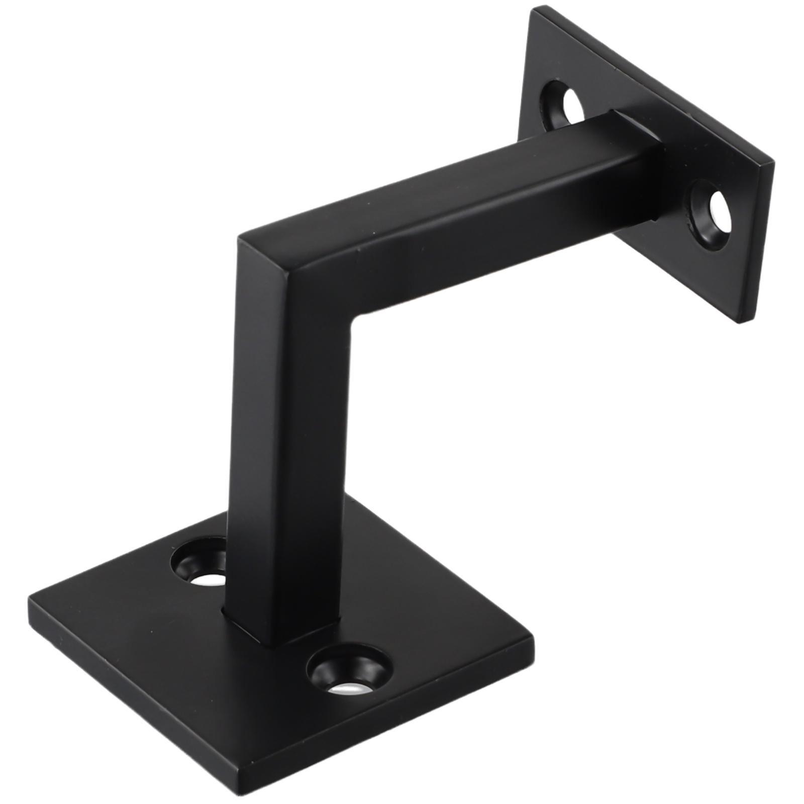 

Black Stair Handrail Bracket Railing 64*65 Wall Support Handrail Strong Connector Railing Column Fixed Wall Bracket Against The CHINA