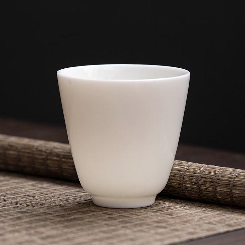 ZISIZ Handmade Jade Porcelain Kung Fu Tea Cup
