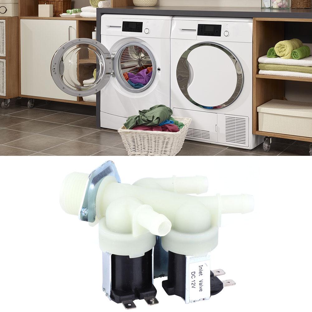Electric Solenoid Valve Plastic Normally Closed 1 In 3 Out for Household Appliances G34 DC12V