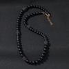 Festive Gifts Matte Onyx Lava Rock Beaded Bracelet With Copper Spacers Minimalist Fashion Jewelry For Men Women Daily Wear Simple Versatile Accessory