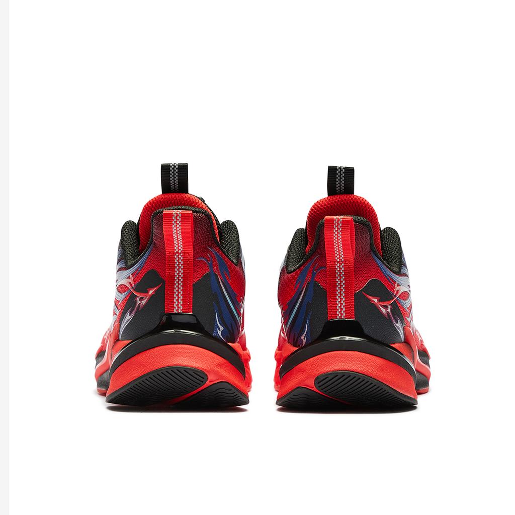 Anta Kids Running Series Spring Low Top Running Shoes Kids sneaker Black Hot-Red 332515504U