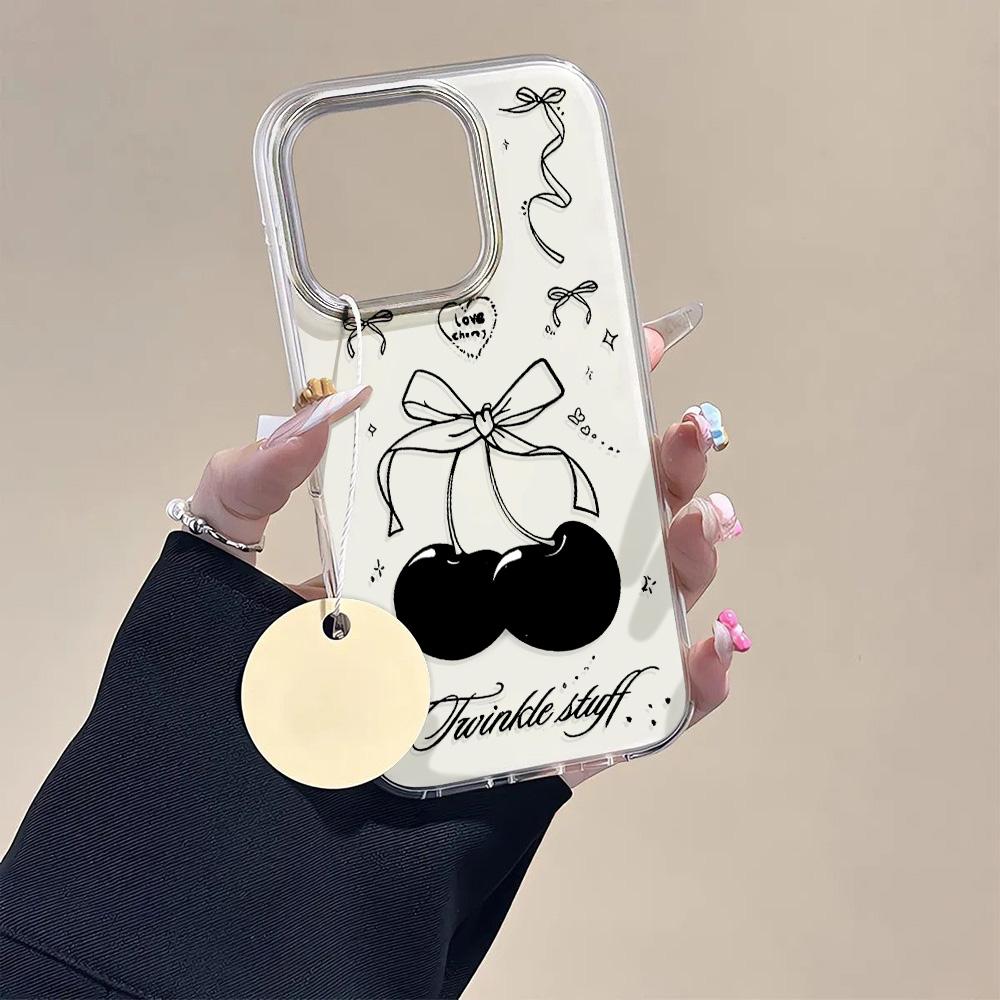 Capa de Telefone Pintada para iPhone 12 13 15 16 iPhone 16 12 13 14 15 Pro 14 15 16 Pro Max Cobertura À Prova de Choque Anti-Impressão Digital Estilo Fresco Capa Protetora