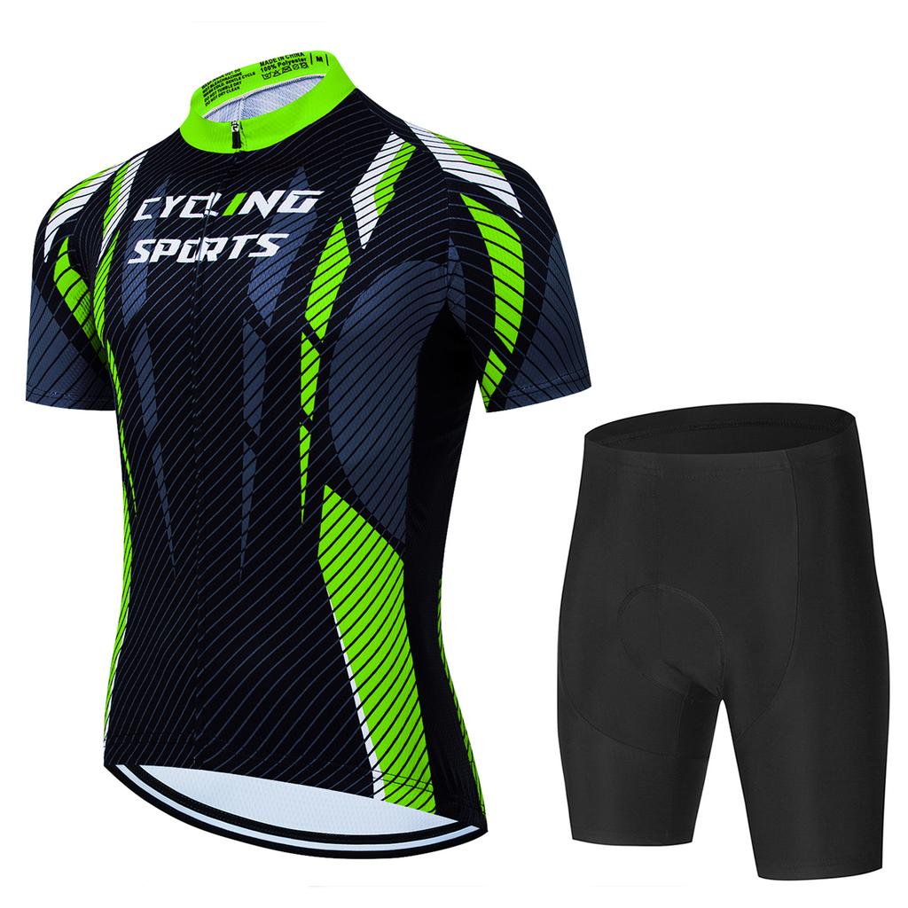 Man Bib Shorts Bi Cycle Jersey Men Mountain Bike Jerseys Mtb Bicycle Clothing Mens Cycling Clothes  2026 Summer Breathable Cycling Suit Set
