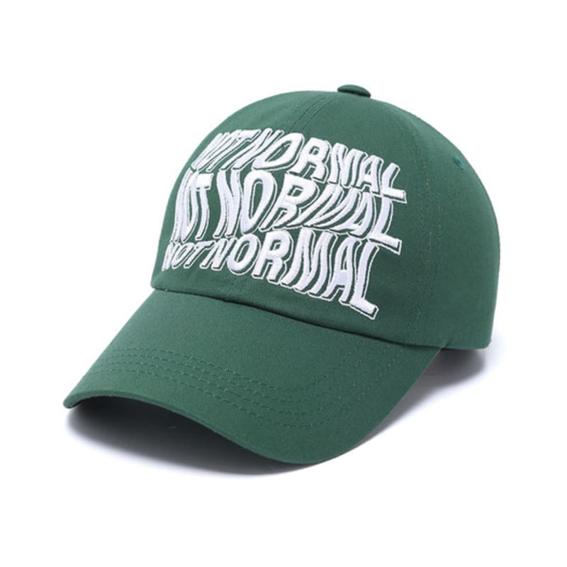 ODDBALLS CLUB Not Normal Wave Ball Cap Green