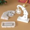 Holiday Resin Craft Mould Christmas Tree Silicone Mould With Snowflake Designs For Festive Decorations